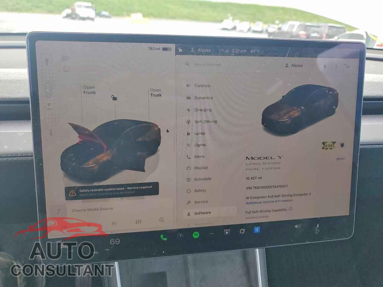 TESLA MODEL Y 2026 - 7SAYGDEE5TA415007