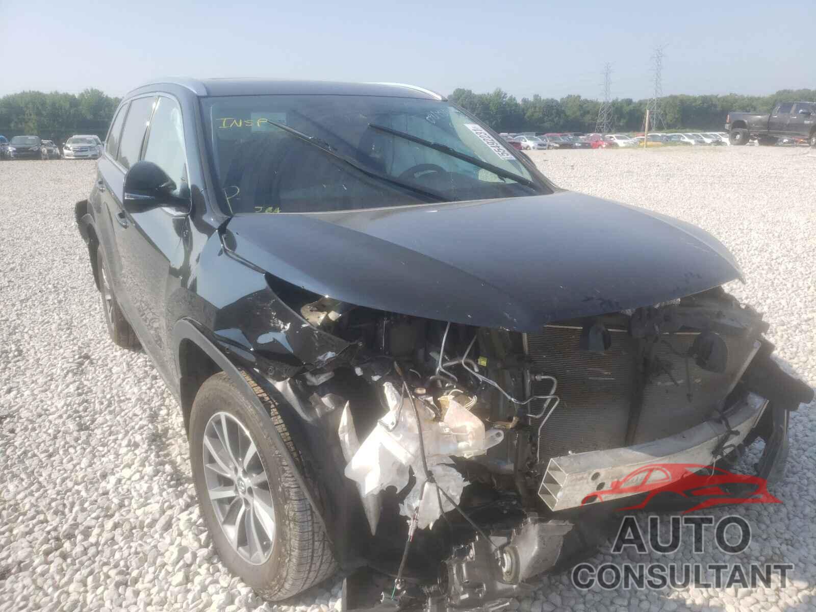 TOYOTA HIGHLANDER 2019 - 5TDJZRFH7KS564997