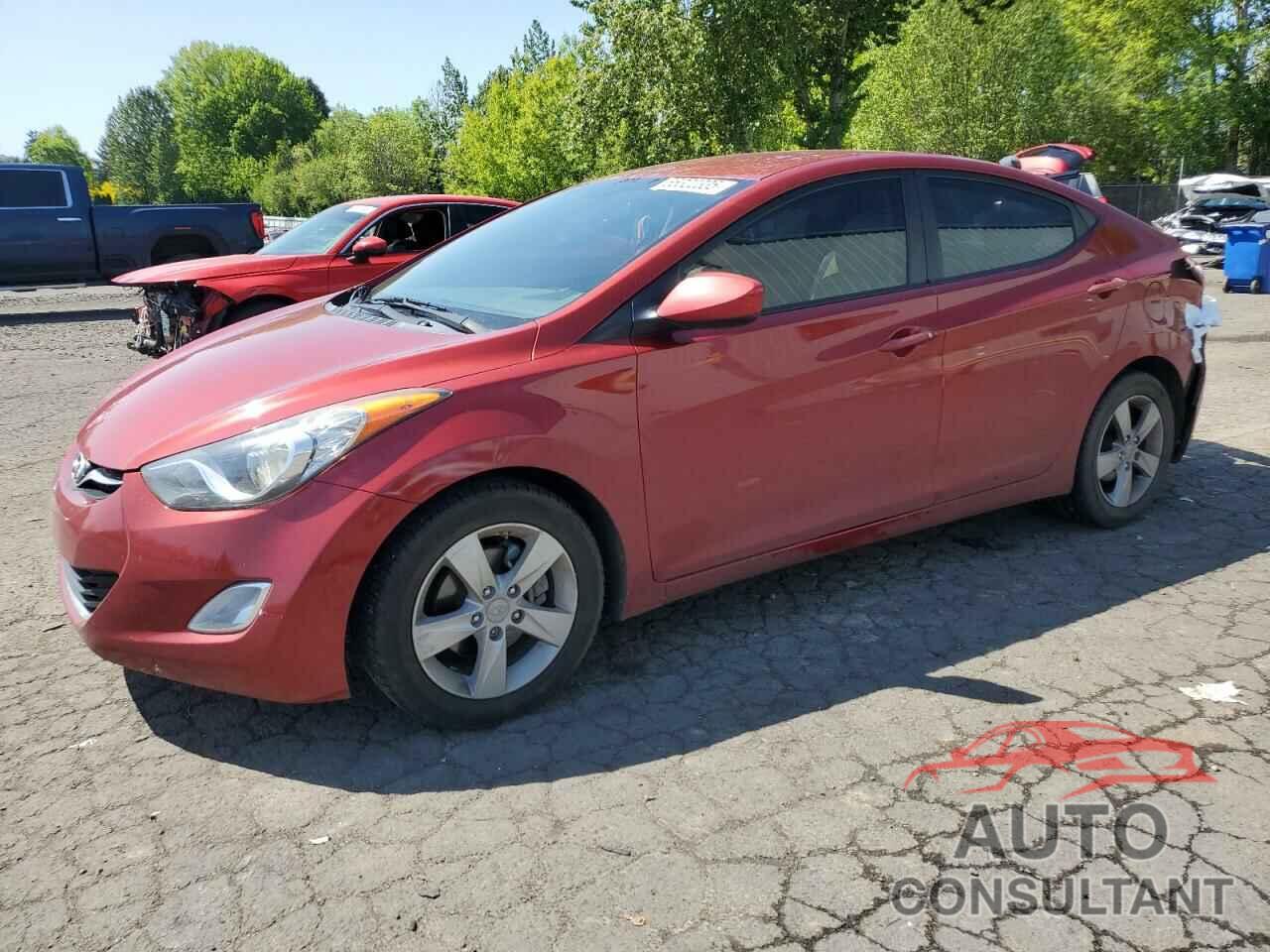 HYUNDAI ELANTRA 2012 - KMHDH4AE8CU313446