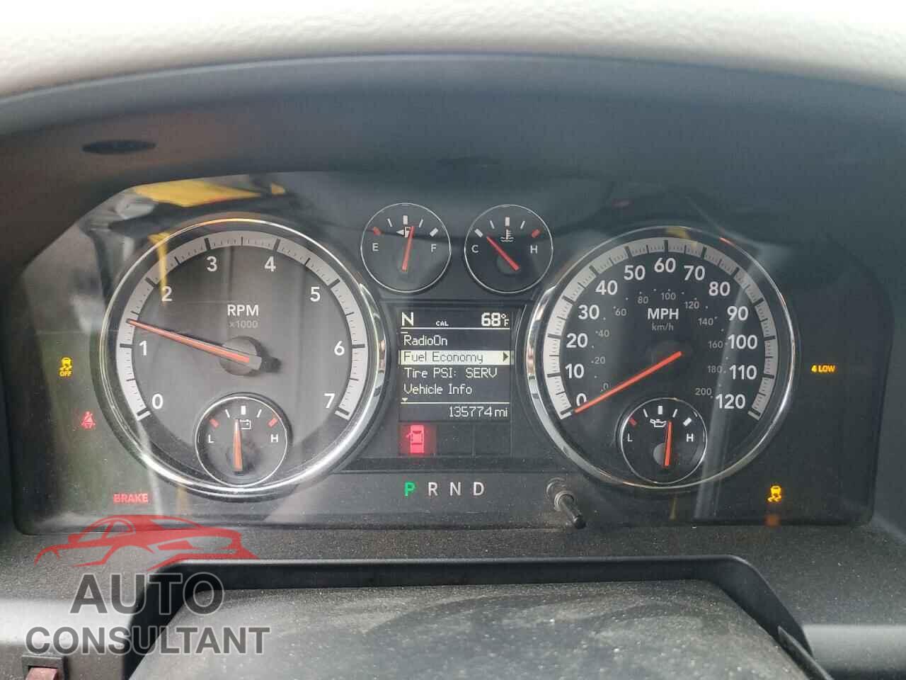 DODGE RAM 2500 2012 - 3C6TD5DT5CG228604