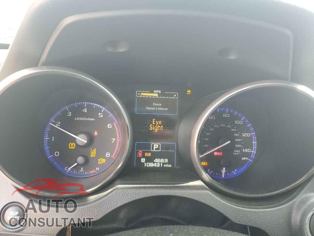 SUBARU OUTBACK 2018 - 4S4BSANC2J3282620