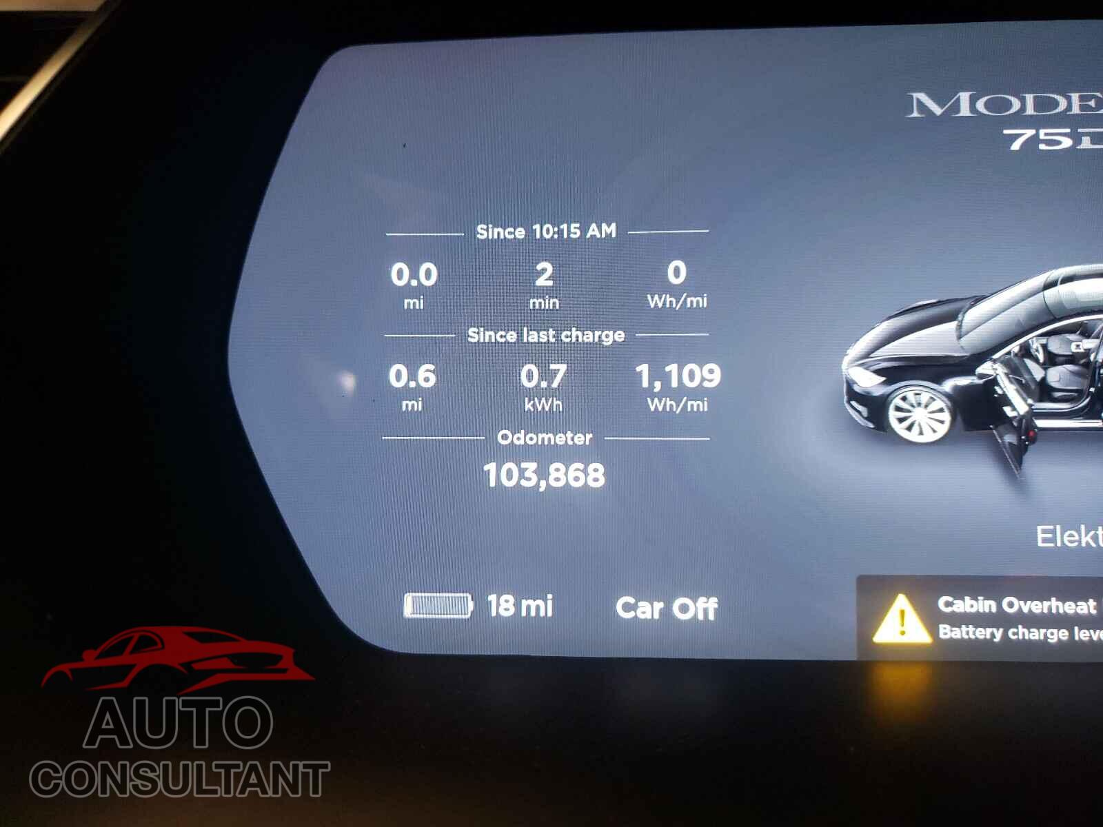 TESLA MODEL S 2016 - 5YJSA1E21GF142763