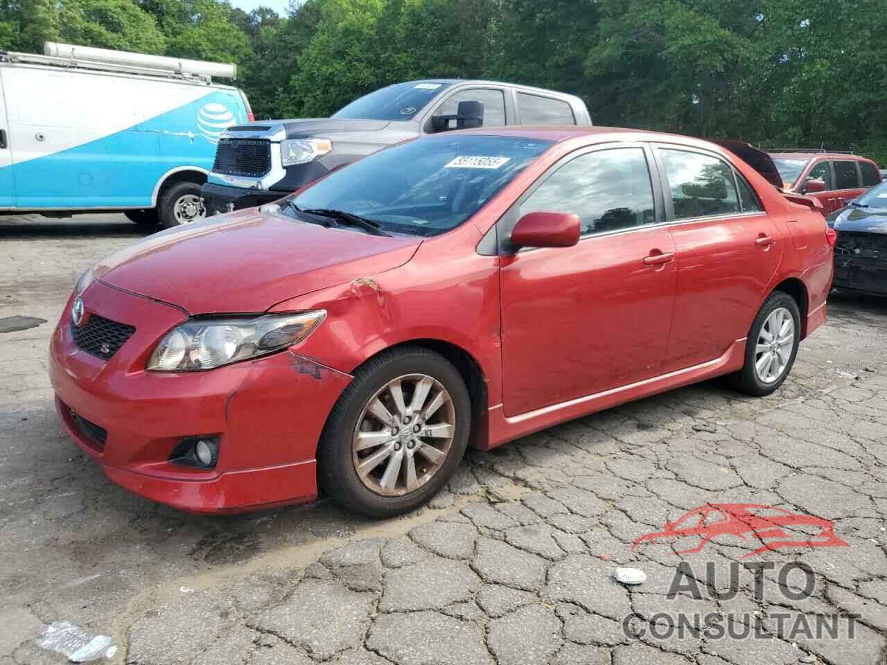 TOYOTA COROLLA 2010 - 1NXBU4EE7AZ330216