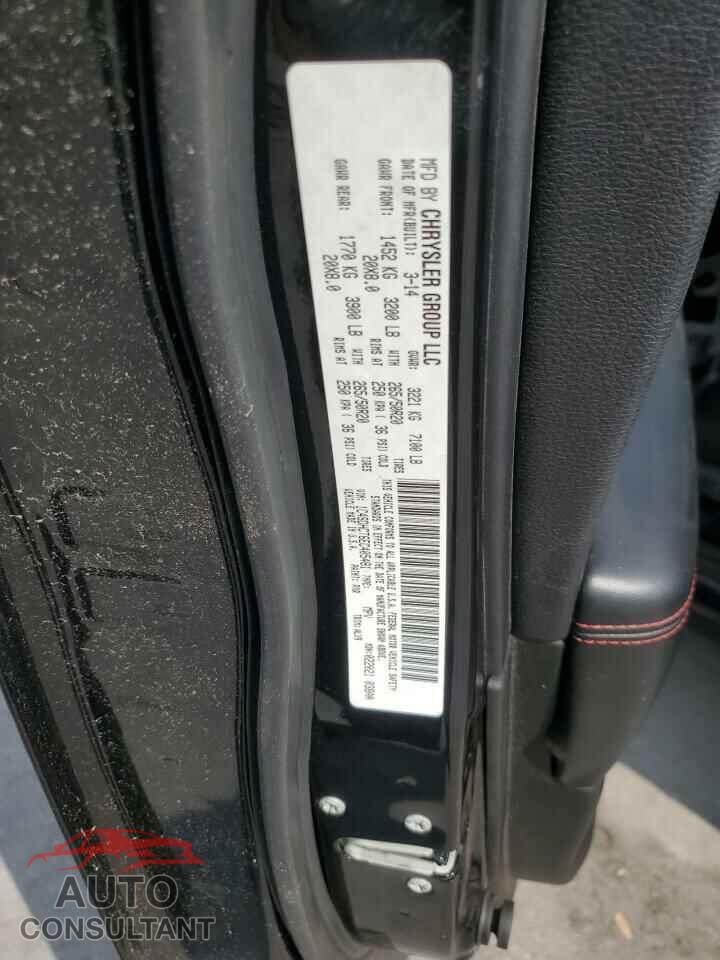 DODGE DURANGO 2014 - 1C4SDHCT6EC405481