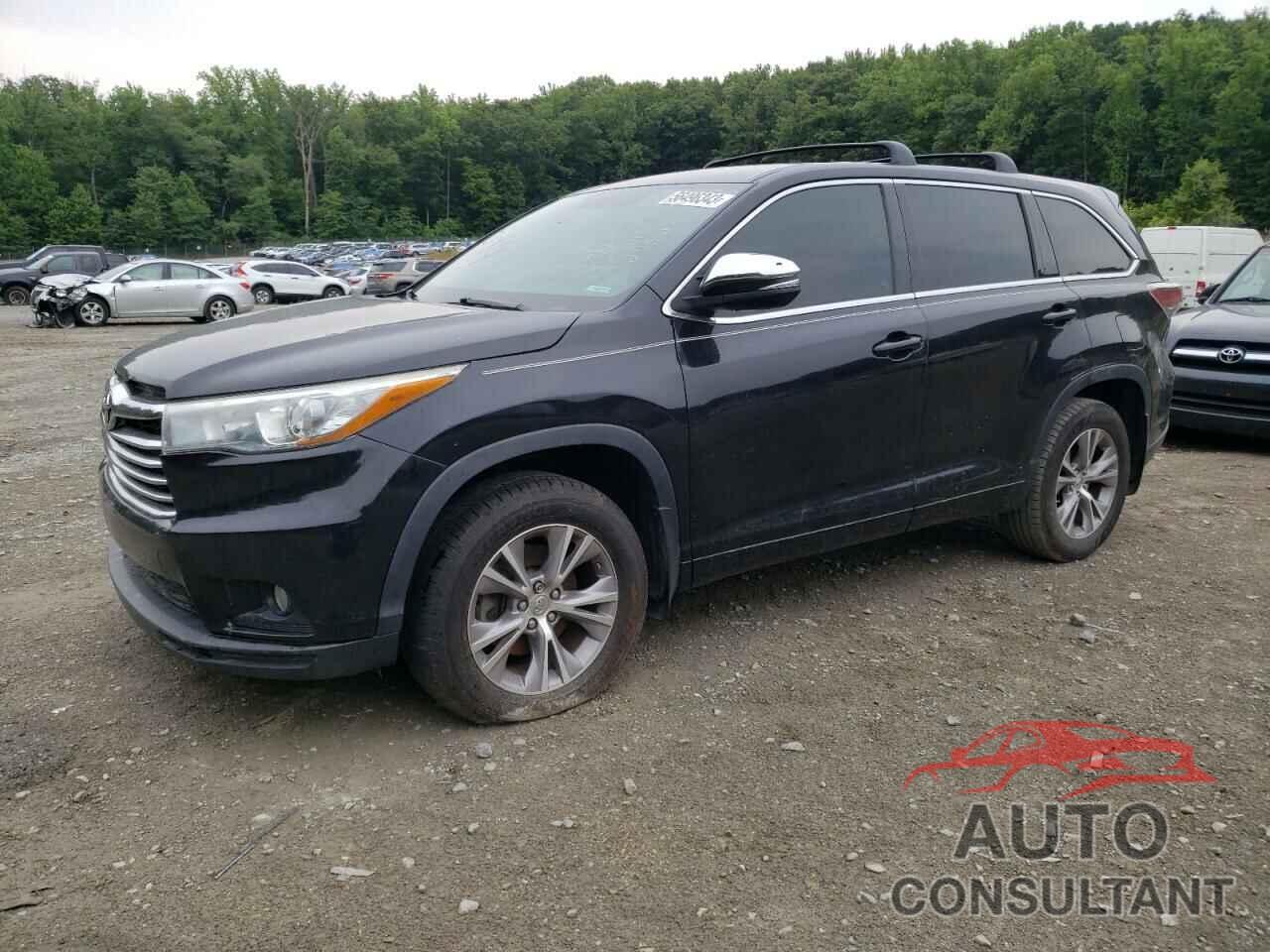 TOYOTA HIGHLANDER 2015 - 5TDBKRFH0FS164049