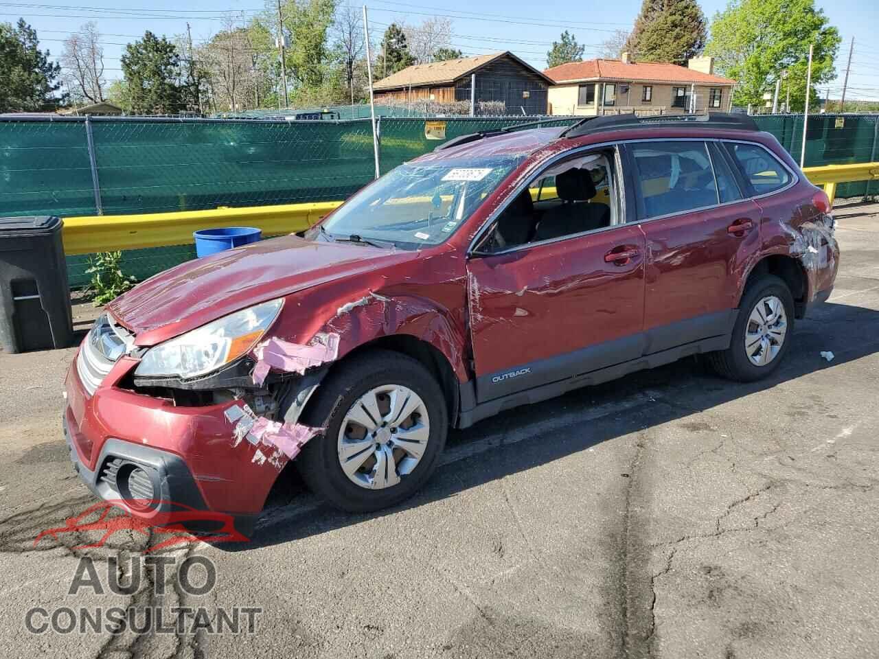 SUBARU OUTBACK 2013 - 4S4BRCAC3D3311558
