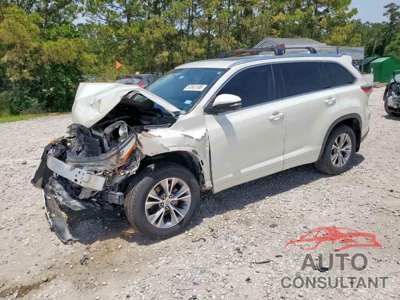 TOYOTA HIGHLANDER 2014 - 5TDKKRFH7ES022084