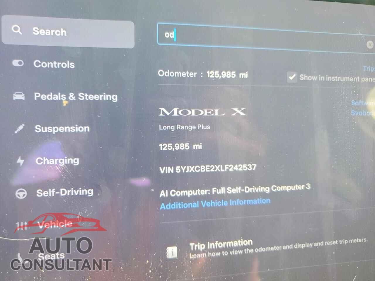 TESLA MODEL X 2020 - 5YJXCBE2XLF242537