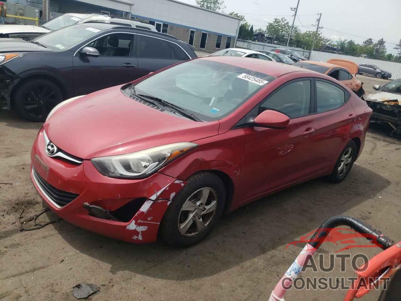 HYUNDAI ELANTRA 2014 - KMHDH4AE6EU196016