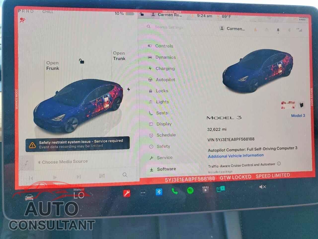 TESLA MODEL 3 2023 - 5YJ3E1EA8PF568188