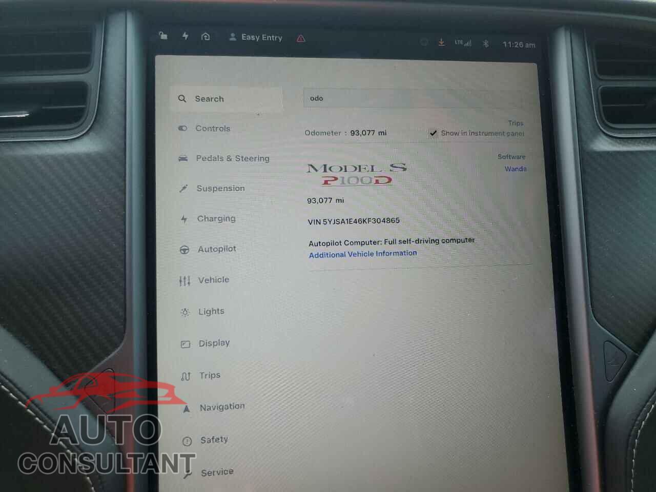 TESLA MODEL S 2019 - 5YJSA1E46KF304865