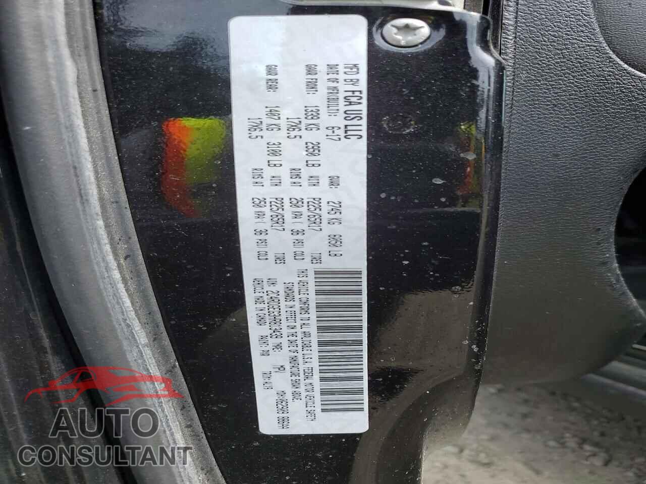 DODGE CARAVAN 2017 - 2C4RDGEG3HR813439