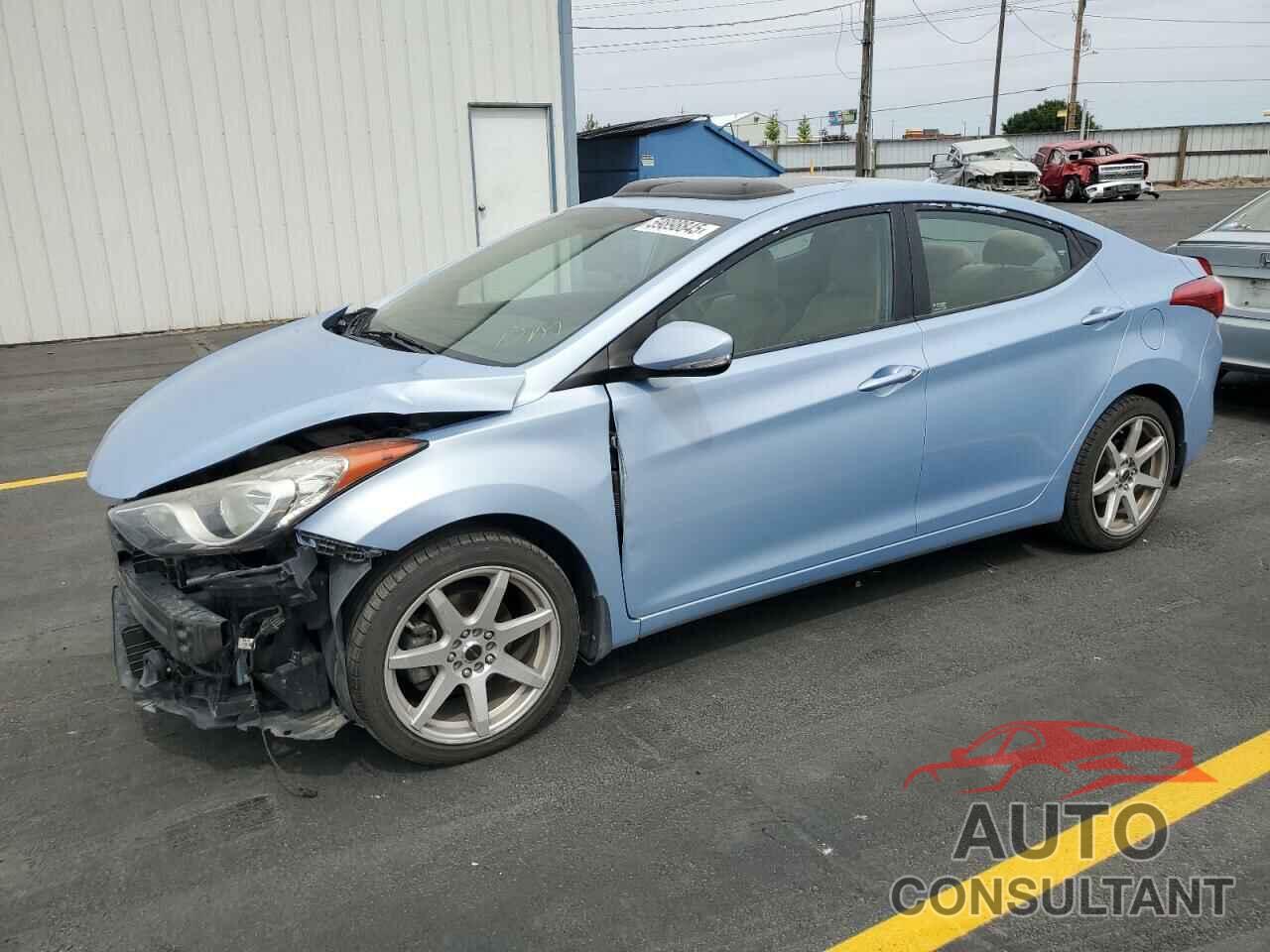 HYUNDAI ELANTRA 2013 - KMHDH4AE9DU846794