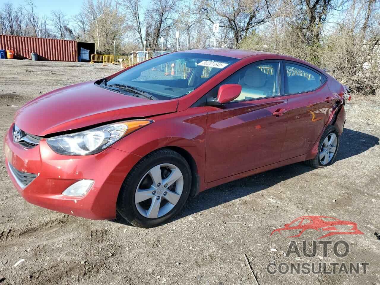 HYUNDAI ELANTRA 2012 - KMHDH4AE8CU392116