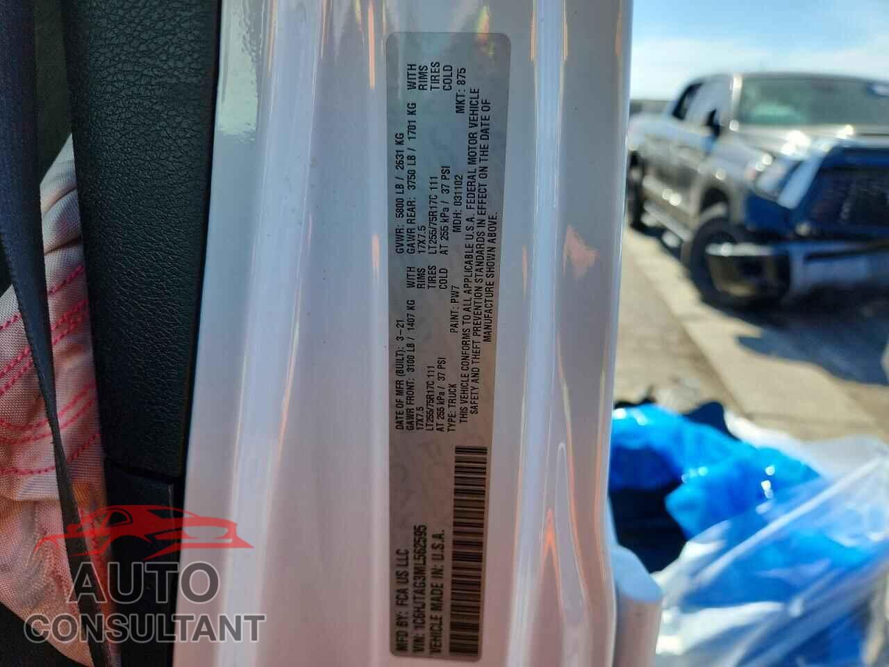 JEEP GLADIATOR 2021 - 1C6HJTAG3ML562595