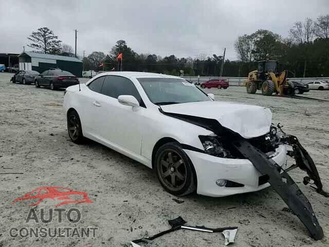 LEXUS IS 2012 - JTHFF2C20C2522734