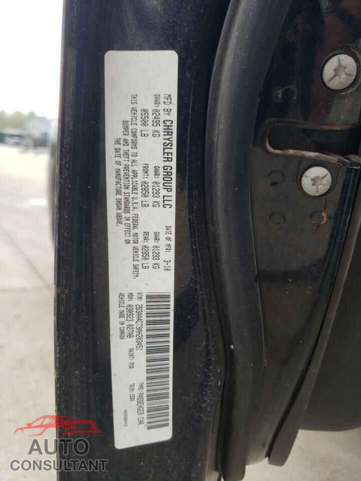 DODGE CHARGER 2010 - 2B3AA4CT9AH203451