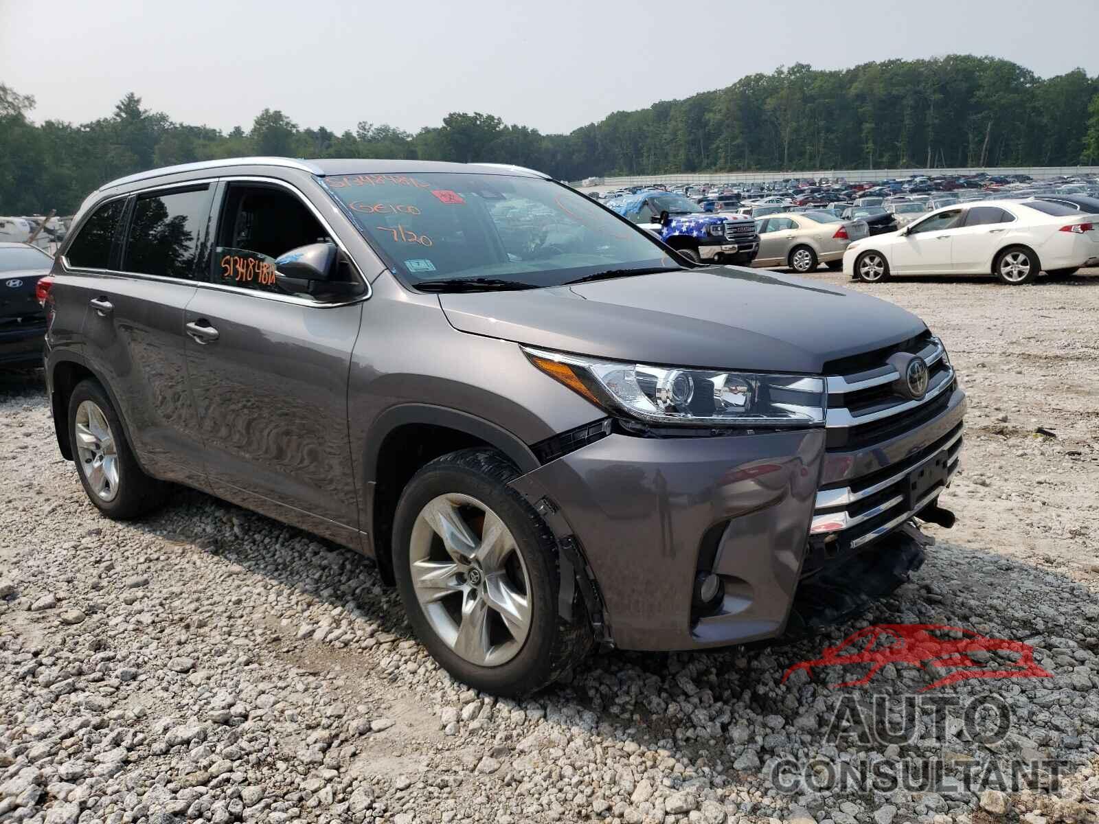 TOYOTA HIGHLANDER 2018 - 5TDDZRFH9JS847512