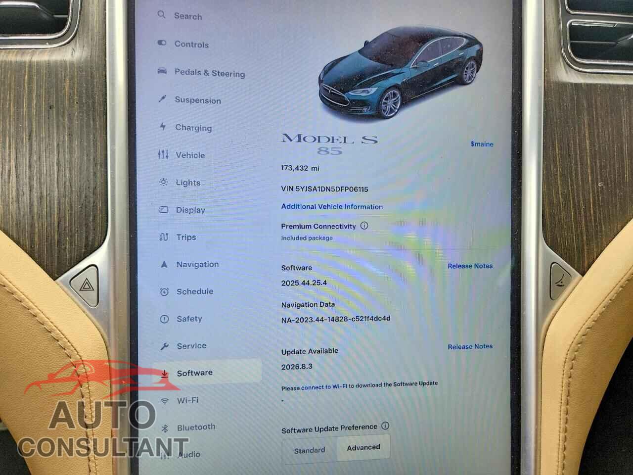TESLA MODEL S 2013 - 5YJSA1DN5DFP06115