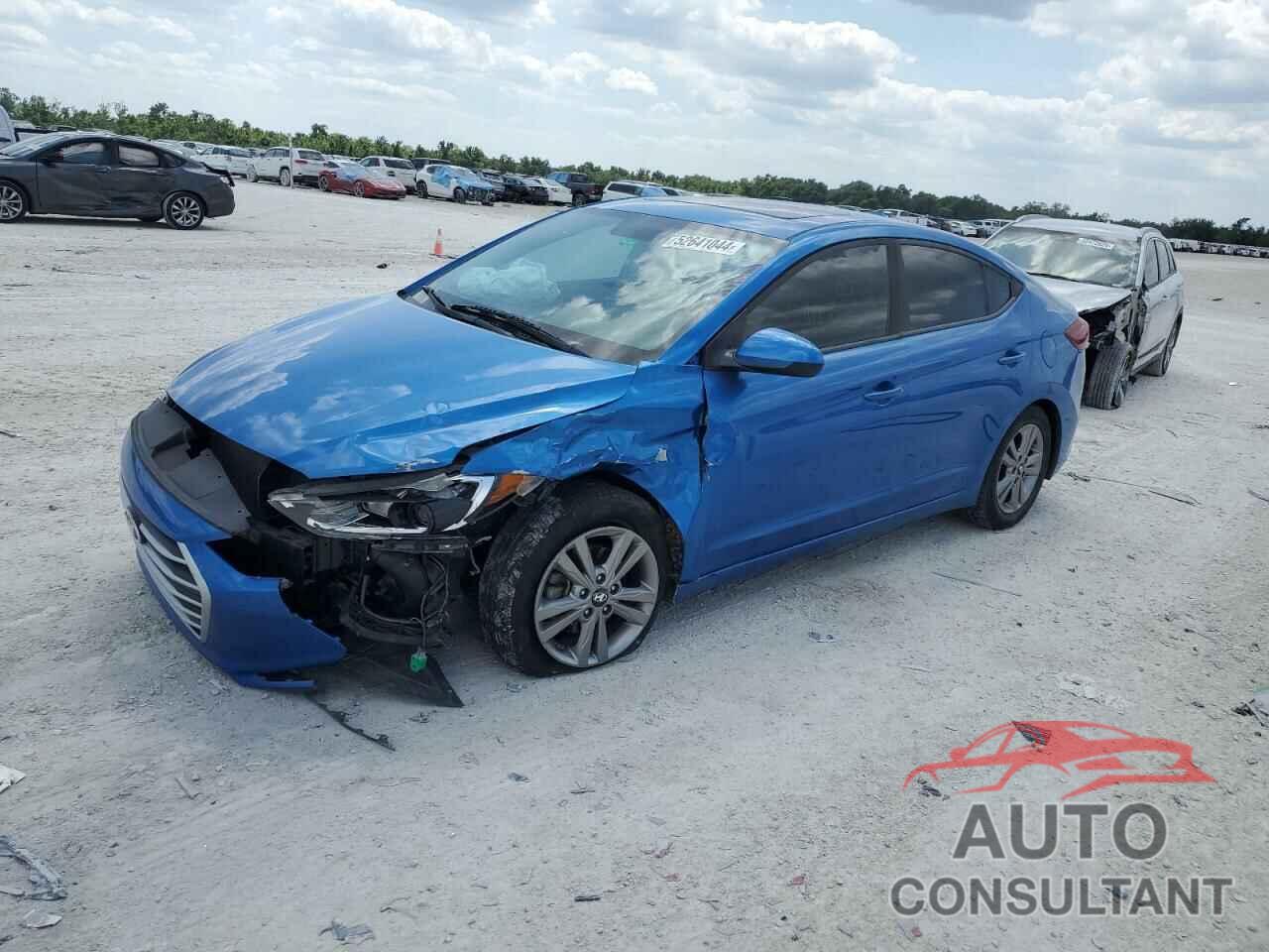 HYUNDAI ELANTRA 2017 - KMHD84LF9HU428036