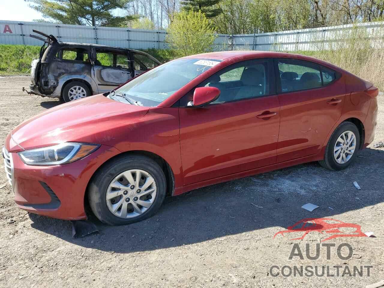 HYUNDAI ELANTRA 2017 - KMHD74LF7HU417653