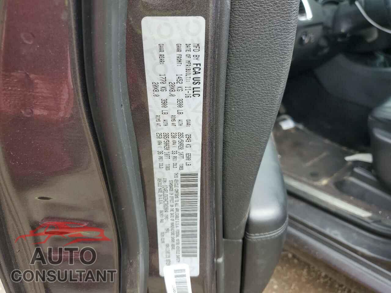 DODGE DURANGO 2017 - 1C4RDJDG3HC703904