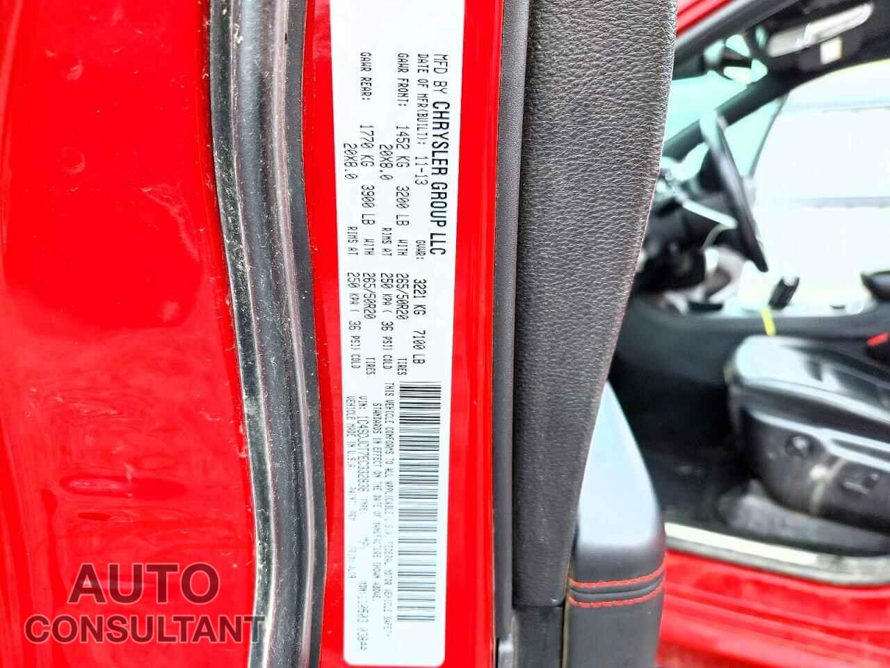 DODGE DURANGO 2014 - 1C4SDJCT7EC332838