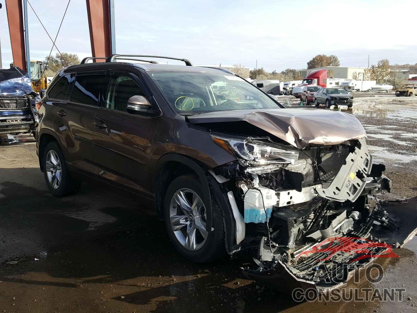 TOYOTA HIGHLANDER 2018 - 5TDDZRFHXJS841475