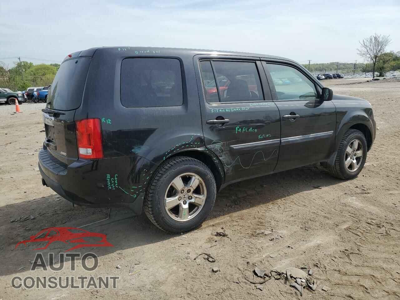 HONDA PILOT 2011 - 5FNYF4H24BB058423