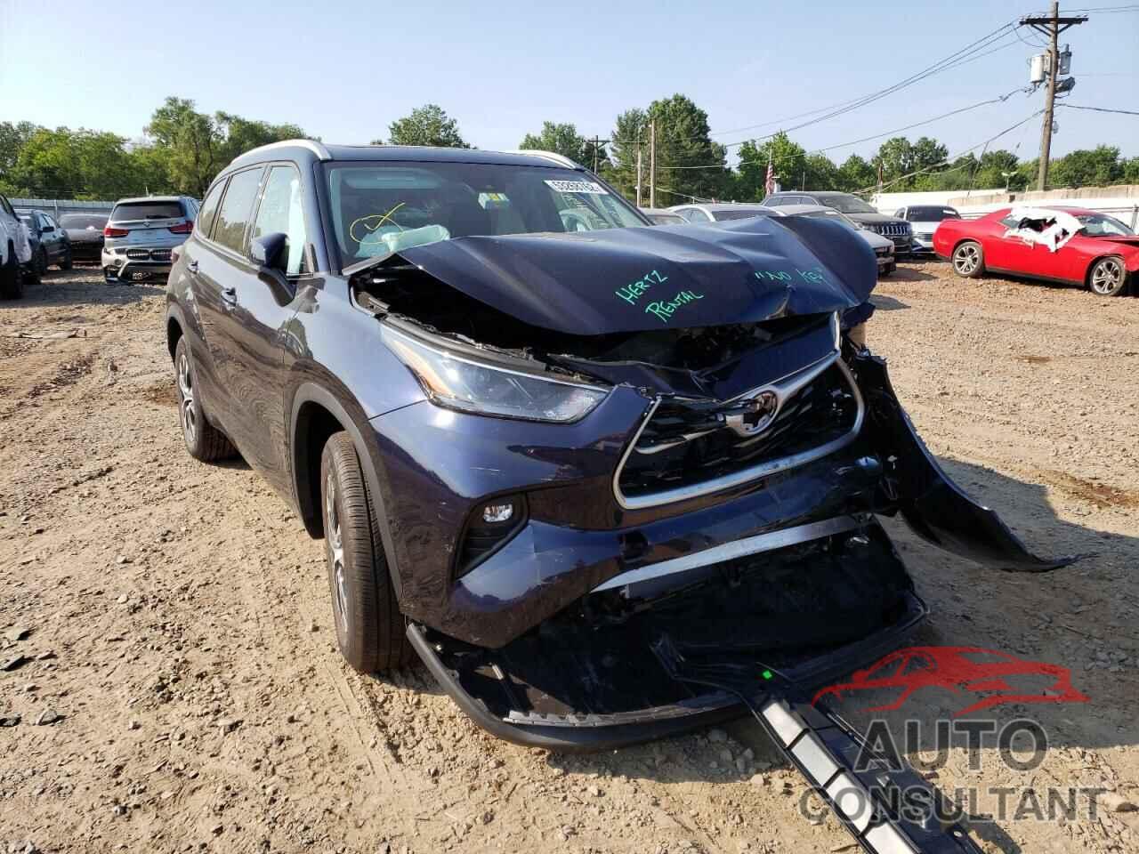 TOYOTA HIGHLANDER 2022 - 5TDGZRAH4NS550528