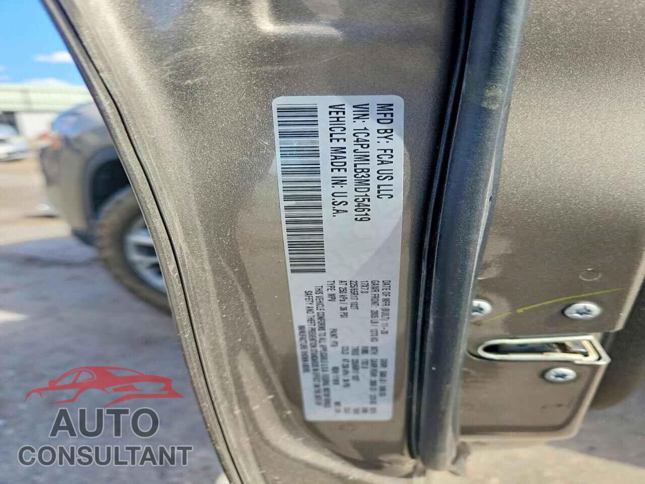 JEEP CHEROKEE 2021 - 1C4PJMLB3MD154619