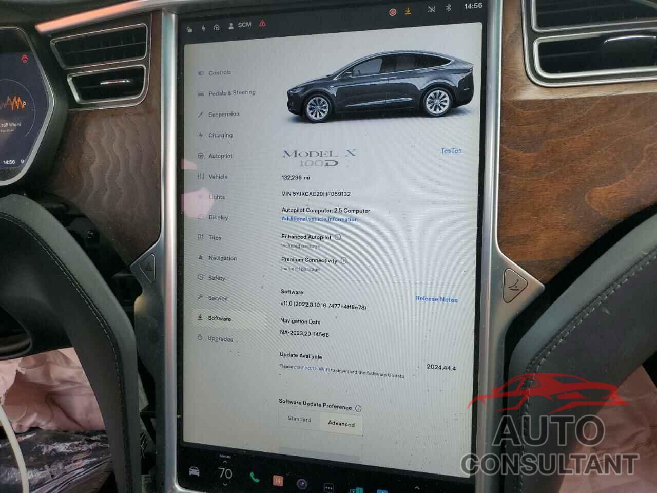 TESLA MODEL X 2017 - 5YJXCAE29HF059132