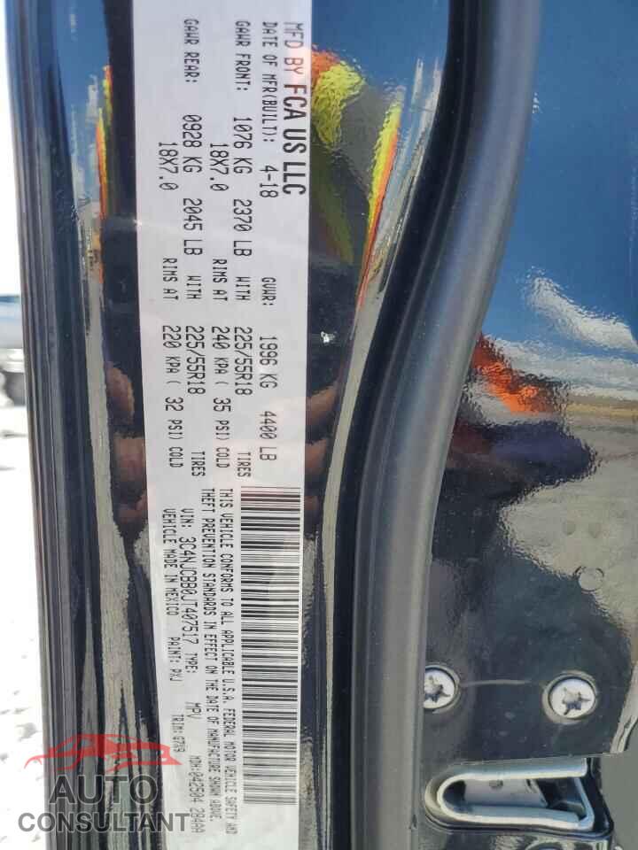 JEEP COMPASS 2018 - 3C4NJCBB0JT407517