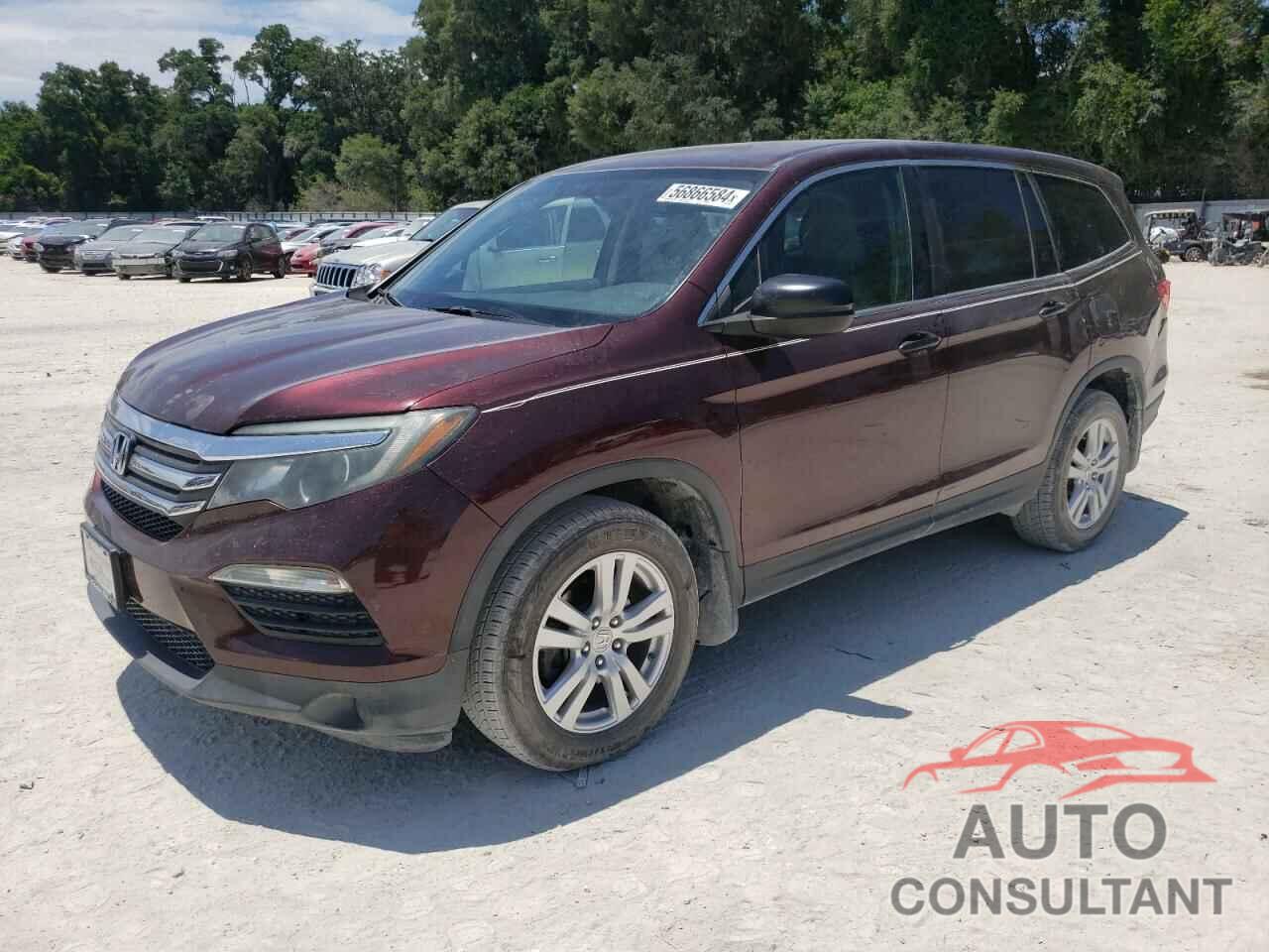 HONDA PILOT 2017 - 5FNYF6H17HB006277