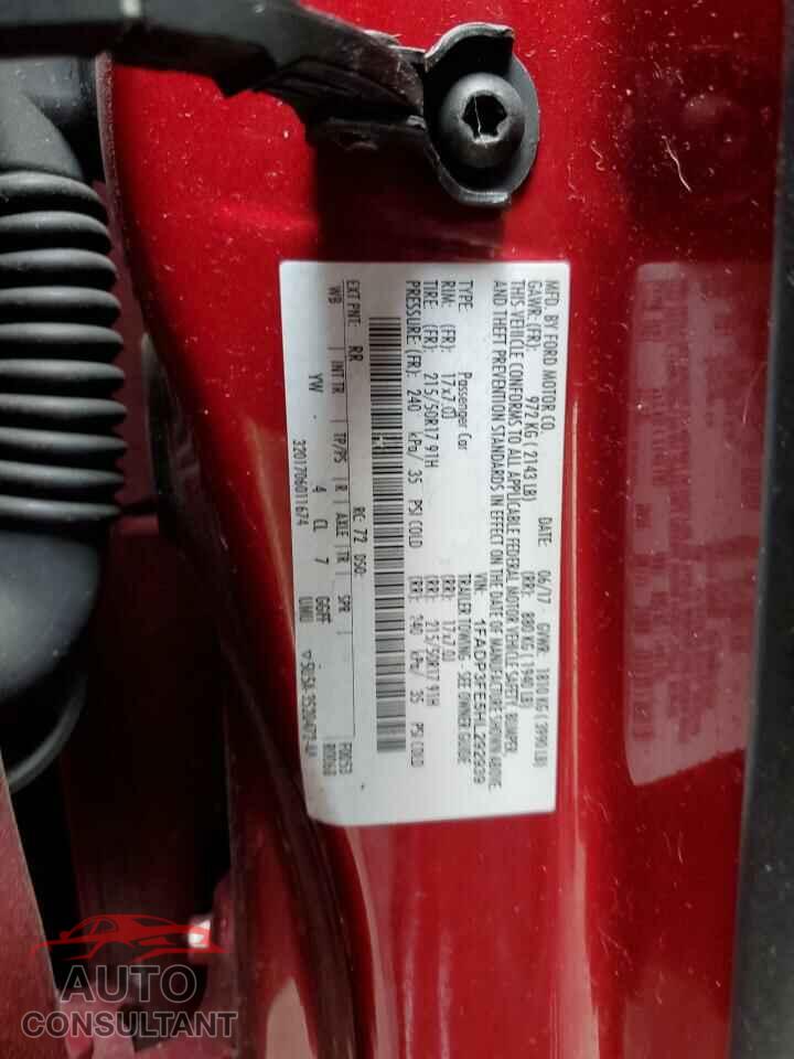 FORD FOCUS 2017 - 1FADP3FE5HL292939