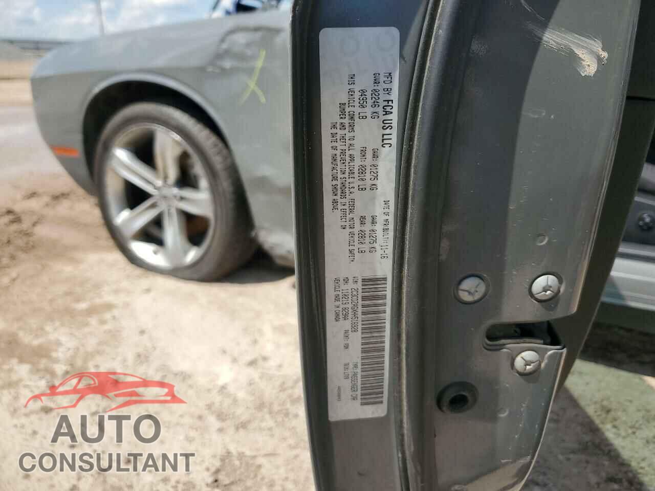 DODGE CHALLENGER 2017 - 2C3CDZAGXHH516928