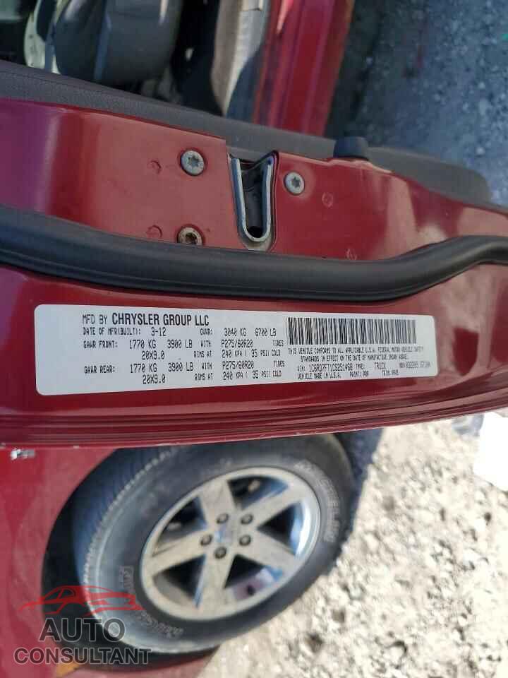 DODGE RAM 1500 2012 - 1C6RD7FT1CS251468