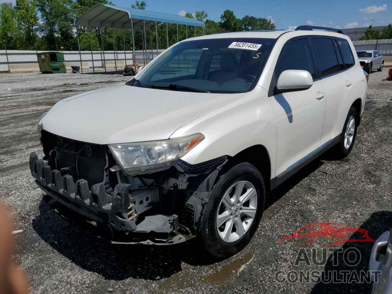TOYOTA HIGHLANDER 2013 - 5TDZK3EH5DS107257