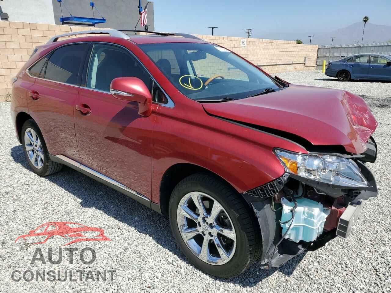 LEXUS RX350 2012 - 2T2ZK1BA5CC072637