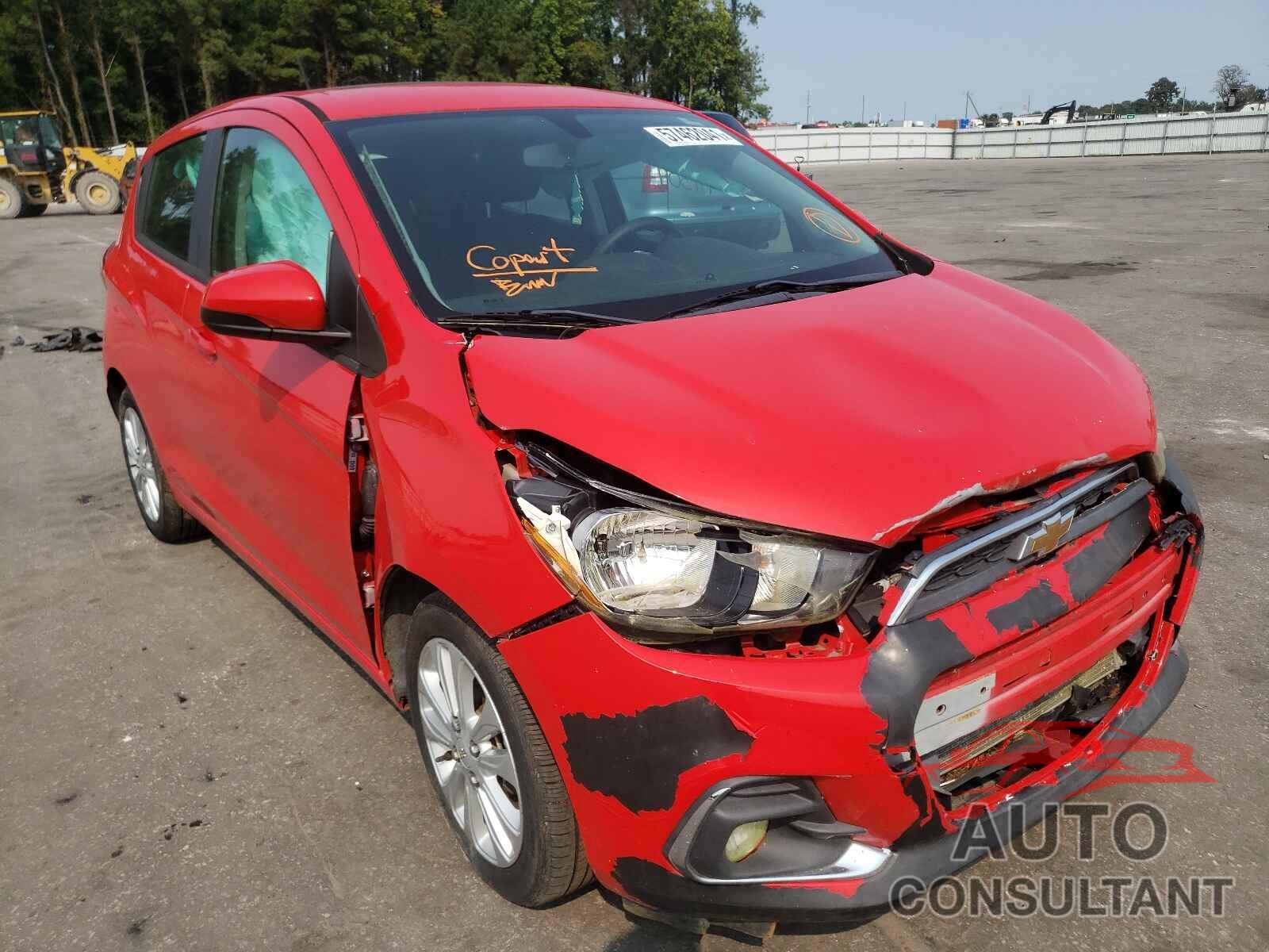 CHEVROLET SPARK 2016 - KL8CD6SA9GC539678