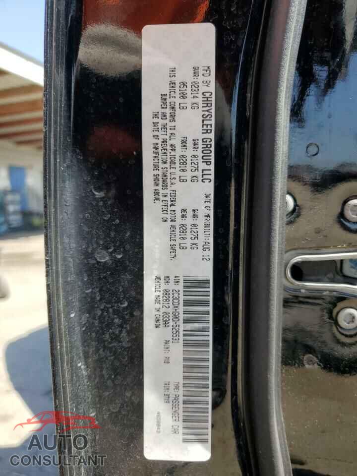 DODGE CHARGER 2013 - 2C3CDXHG0DH525531