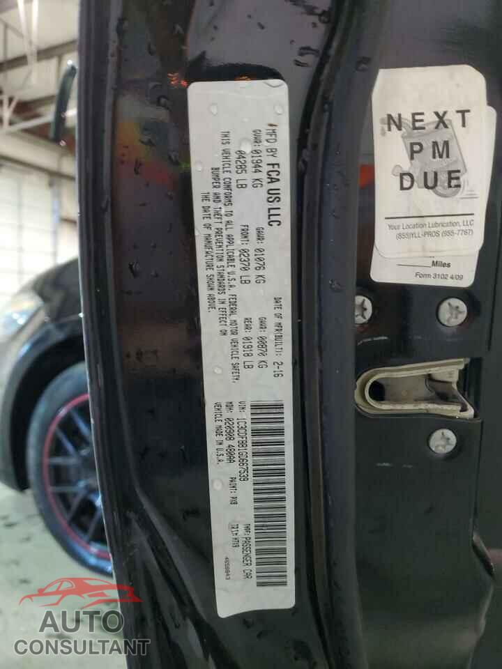 DODGE DART 2016 - 1C3CDFBB1GD667539