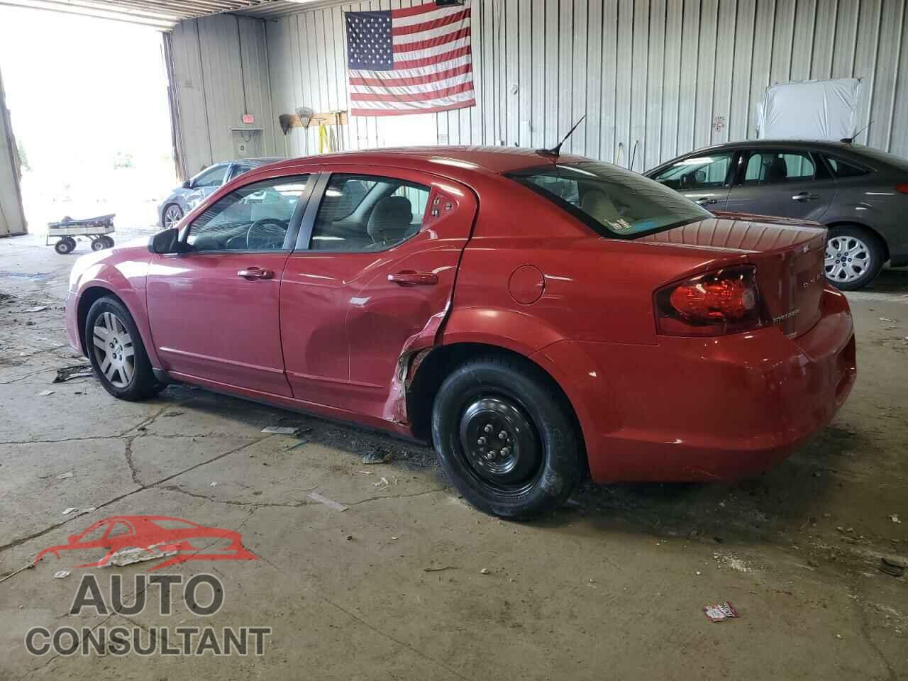 DODGE AVENGER 2012 - 1C3CDZAG4CN264304