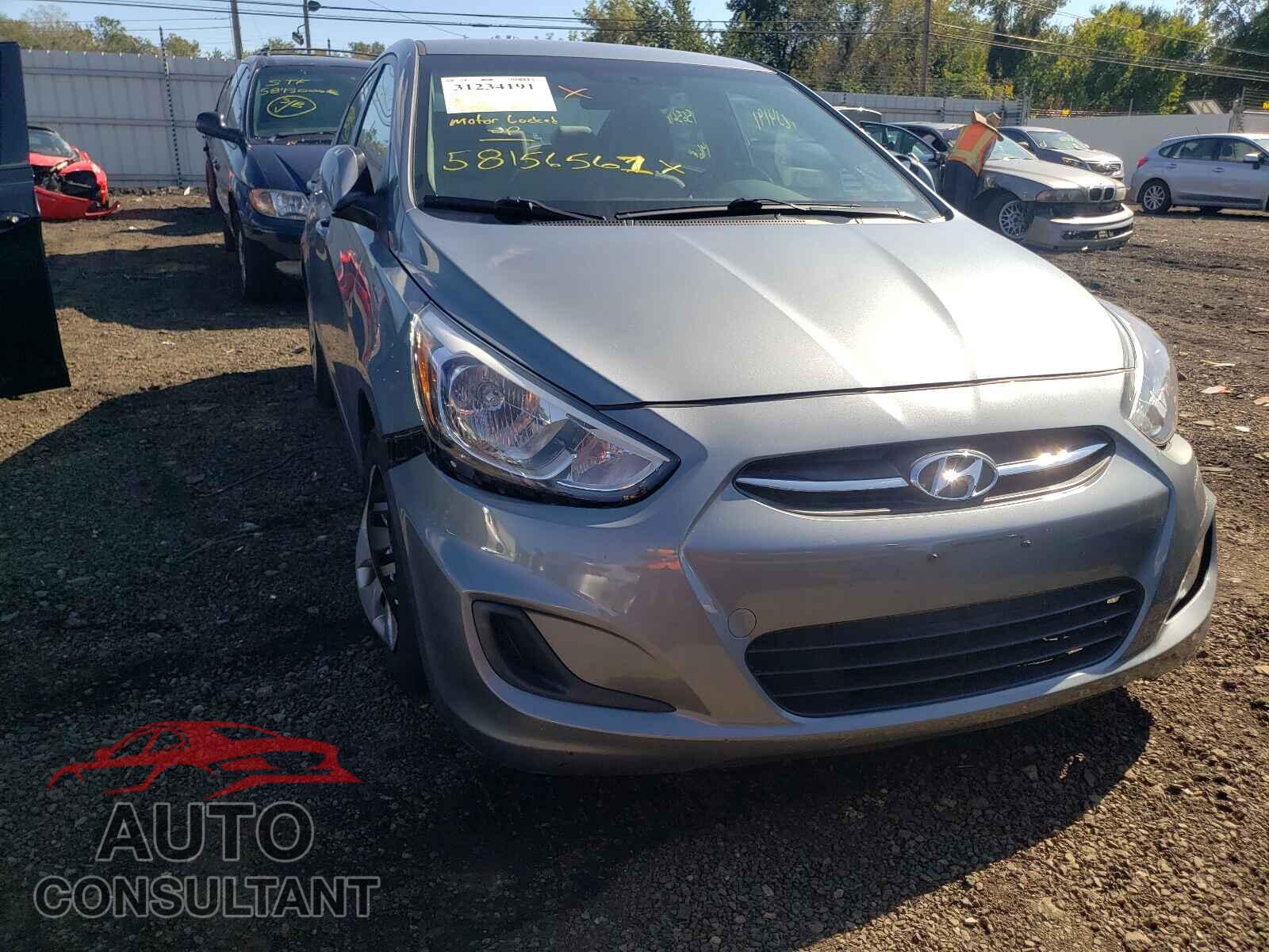 HYUNDAI ACCENT 2017 - KMHCT4AE1HU362814