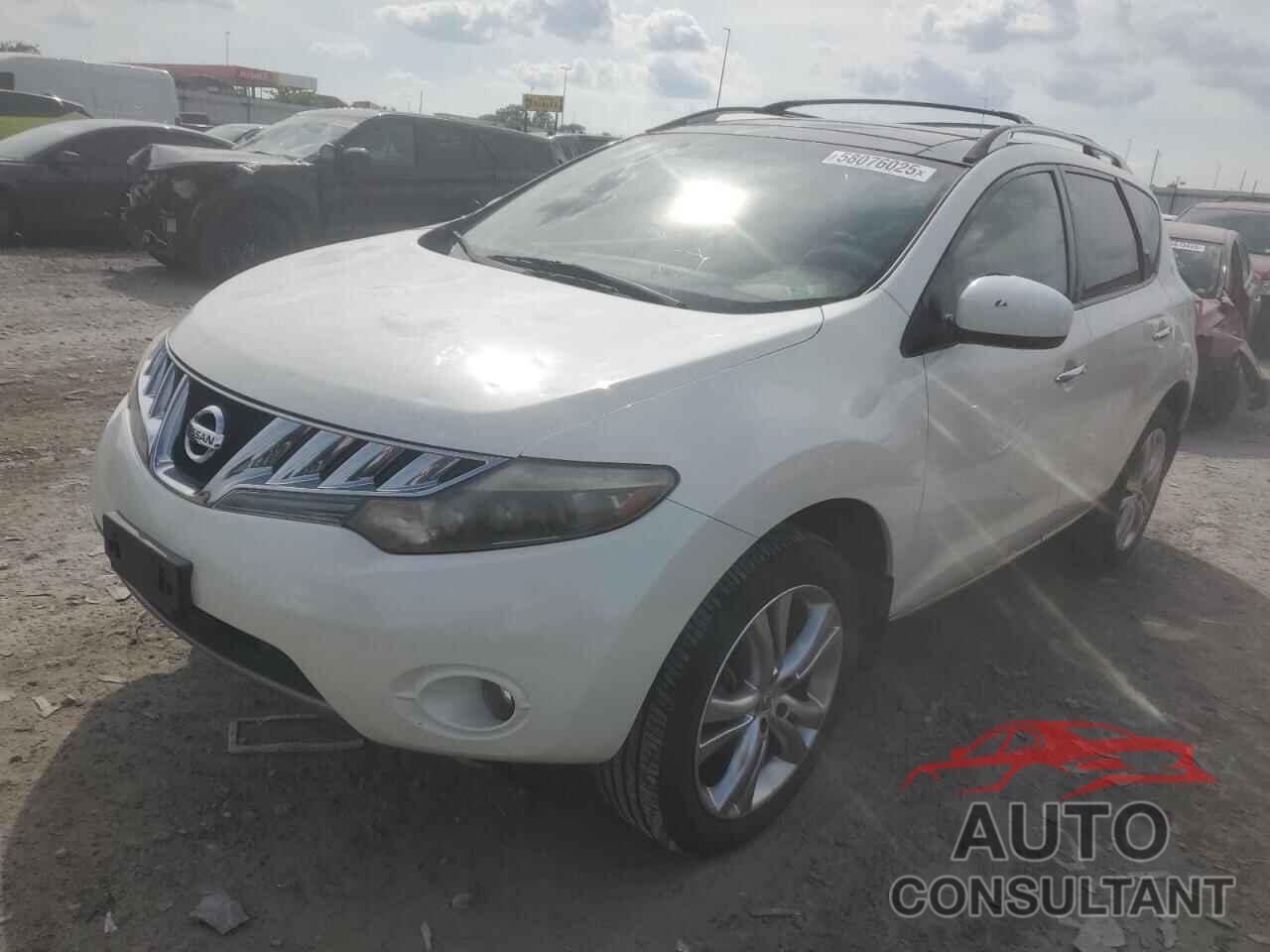 NISSAN MURANO 2010 - JN8AZ1MW4AW108994