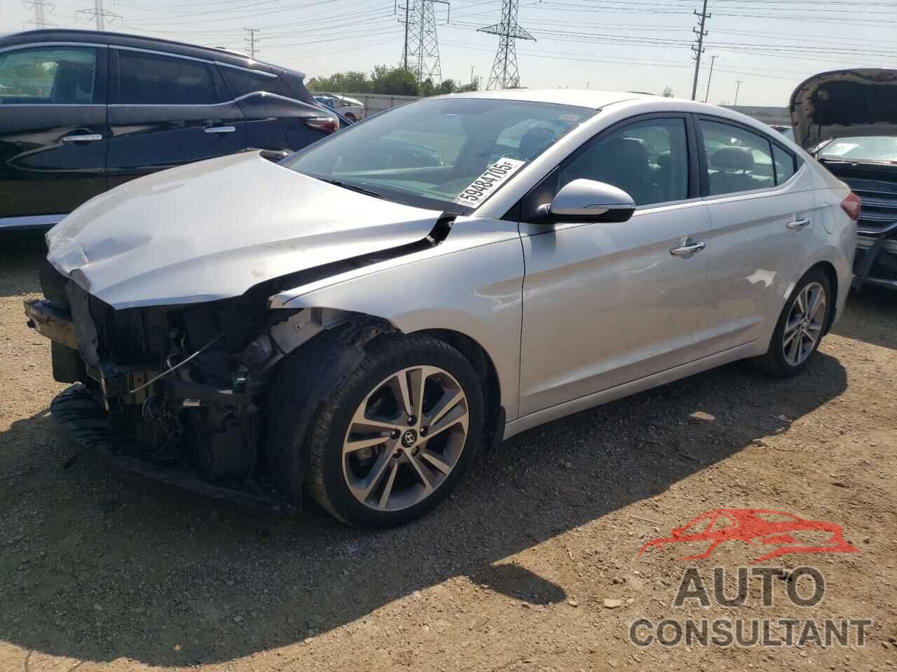 HYUNDAI ELANTRA 2017 - 5NPD84LF7HH098735