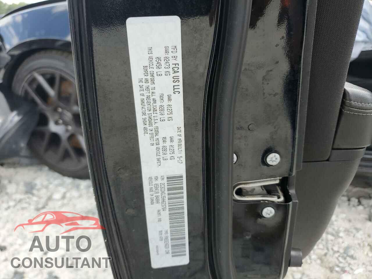 DODGE CHARGER 2017 - 2C3CDXGJ5HH623764