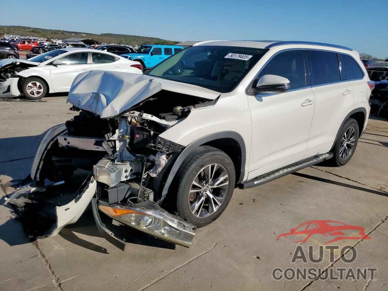 TOYOTA HIGHLANDER 2016 - 5TDKKRFH9GS504137