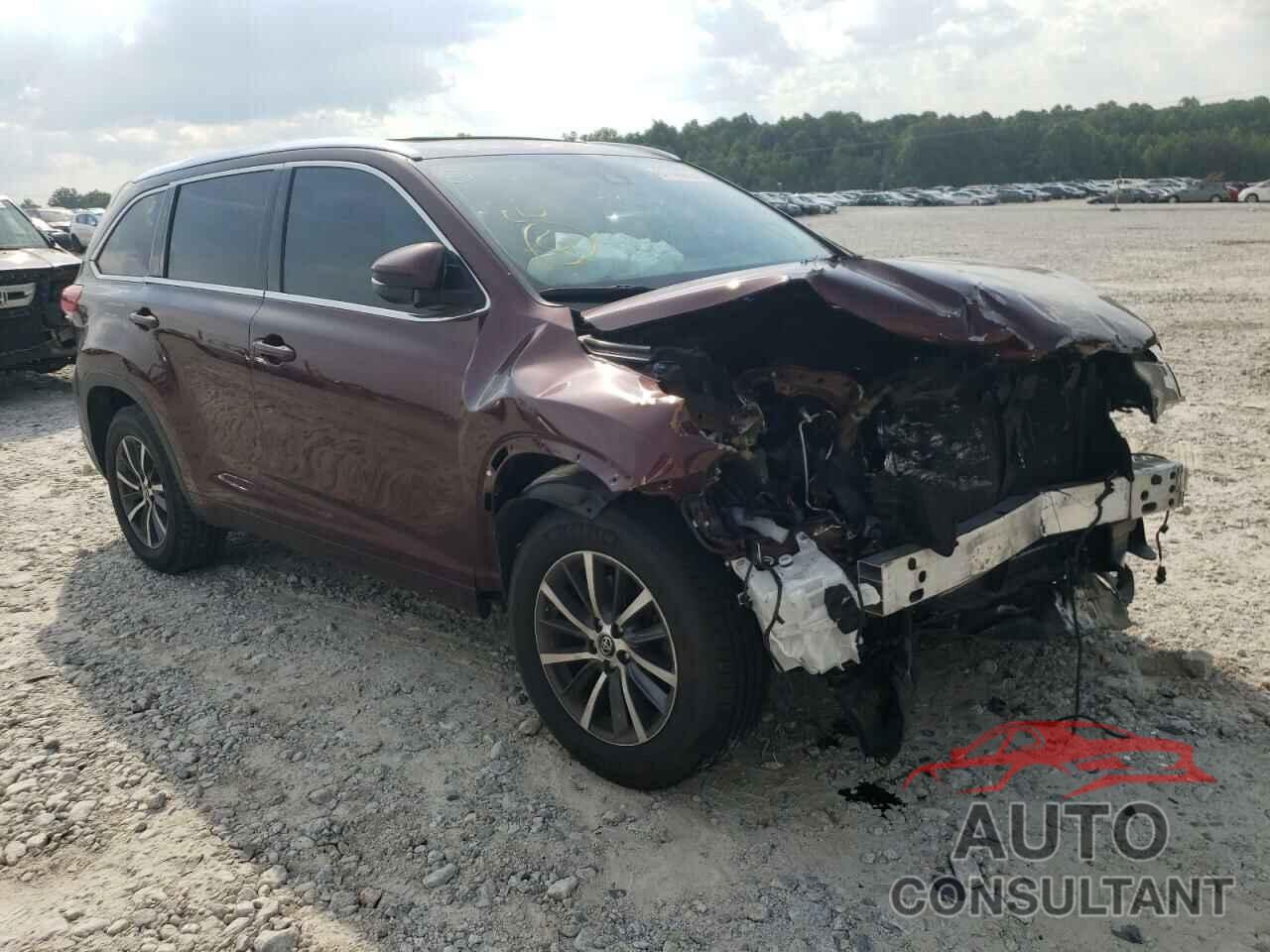 TOYOTA HIGHLANDER 2017 - 5TDKZRFH0HS197034