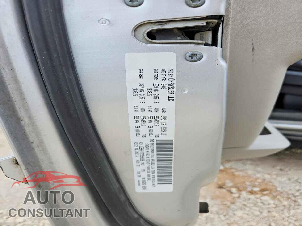 DODGE CARAVAN 2009 - 1D8HN44E69B509398